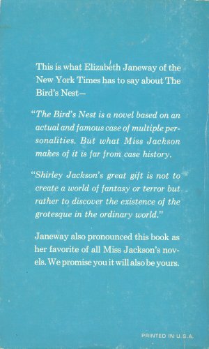The Bird's Nest - Back Cover