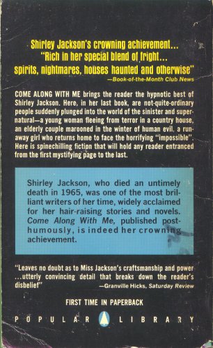 Come Along With Me - Back Cover
