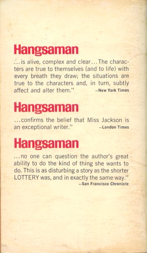 Hangsaman - Back Cover