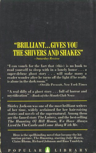 The Haunting of Hill House - Back Cover