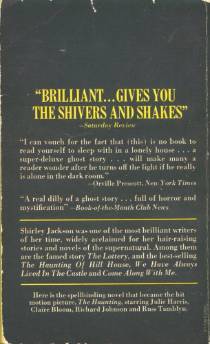 The Haunting of Hill House - Back Cover