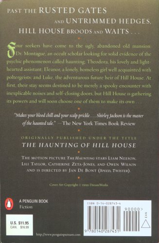 The Haunting of Hill House - Back Cover