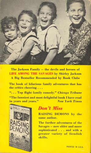 Life Among The Savages - Back Cover