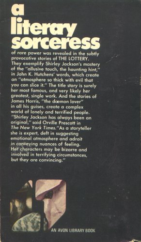 The Lottery, Adventures of the Daemon Lover - Back Cover