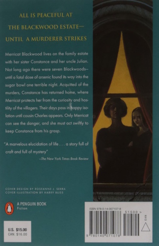 We Have Always Lived In The Castle - Back Cover