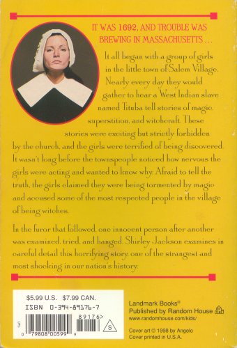 The Witchcraft of Salem Village - Back Cover
