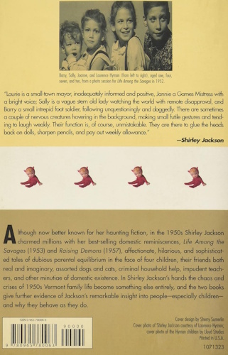 Life Among The Savages / Raising Demons - Back Cover