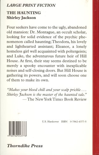 The Haunting of Hill House - Back Cover