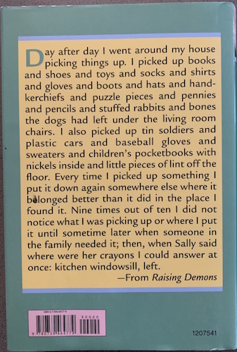 Raising Demons - Back Cover
