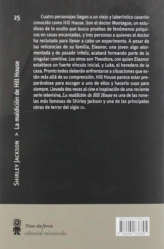 The Haunting of Hill House - Back Cover