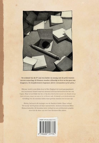 The Lottery: The Authorized Graphic Adaptation - Back Cover
