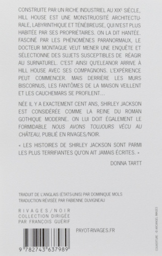 The Haunting of Hill House - Back Cover