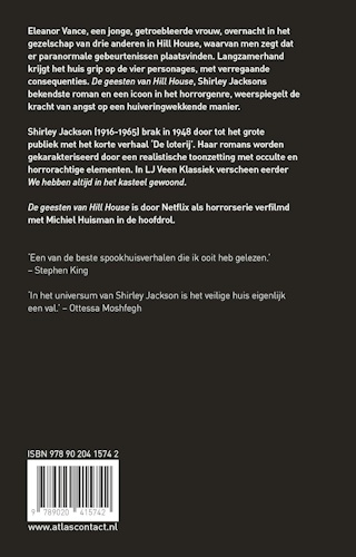 The Haunting of Hill House - Back Cover