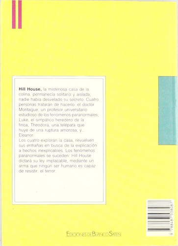 The Haunting of Hill House - Back Cover