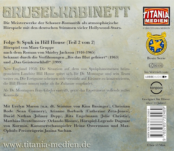 The Haunting of Hill House - Back Cover