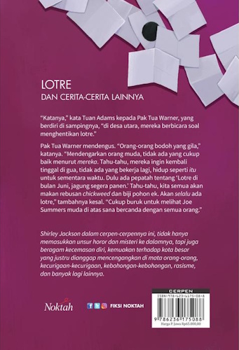 The Lottery - Back Cover