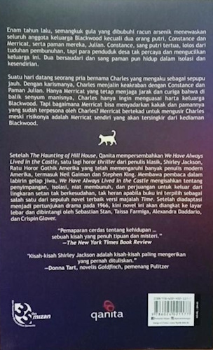 We Have Always Lived In The Castle - Back Cover